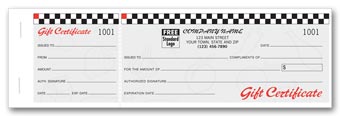 Cafe Gift Certificates, Booked Sets, Fruit Motif