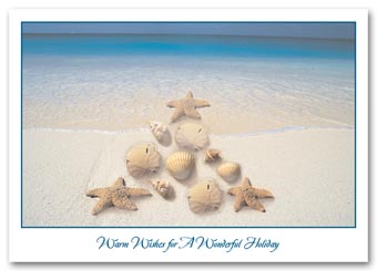 Festive Shoreline Holiday Cards