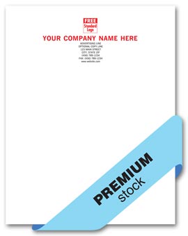 Premier Letterhead, 1 or 2 ink colors