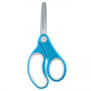 Soft Handle 5" Kids Scissors, Blunt, Assorted Colors, Pack of 12