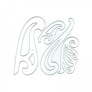 French Curves Drawing Template Set, 4 Pieces