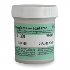 Amaco Velvet Underglaze, 2oz., White