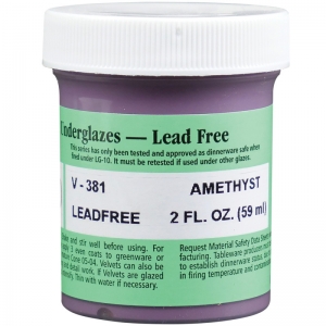 Amaco Velvet Underglaze, 2oz., Amethyst
