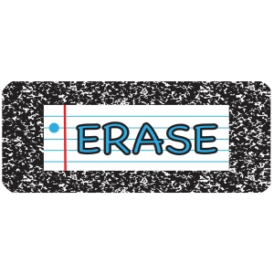 COMPOSITION MAGNET WHITEBOARD ERASR 2IN X 5IN