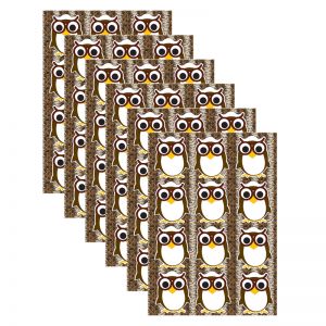 Die-Cut Magnetic Owls, 12 Per Pack, 6 Packs