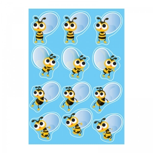 DIE CUT MAGNETS BEES 