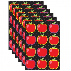 Die-Cut Magnetic Apples, 12 Per Pack, 6 Packs