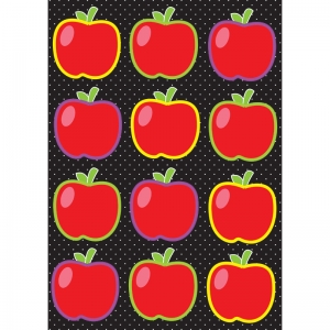 Die-Cut Magnetic Apples, 12 Per Pack, 6 Packs