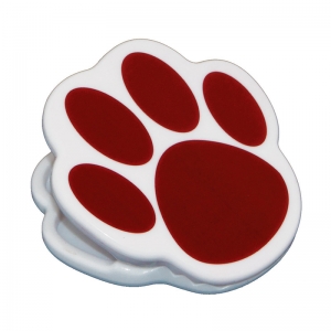 (12 EA) MAGNET CLIPS MAROON PAW   