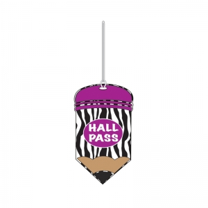Pencil Shaped Print Hall Pass