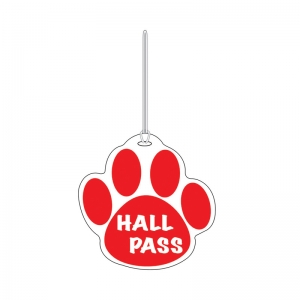 Red Paw Hall Pass