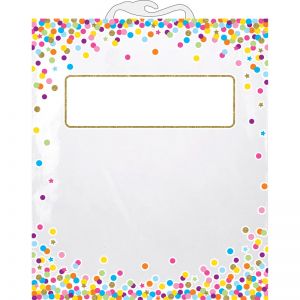 (10 Ea) Hangng Storage Bag Confetti