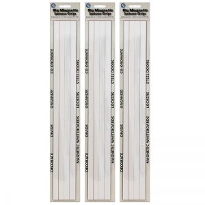 Big Magnetic Sentence Strips, 3" x 24", 5 Per Pack, 3 Packs