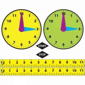 Die-Cut Large Magnetic Elapsed Time Set, 3 Sets