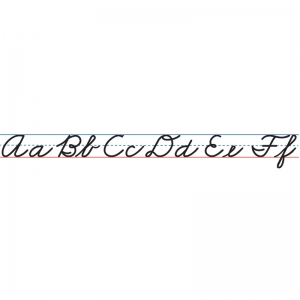 Large Magnetic Cursive Alphabet Line, 10'