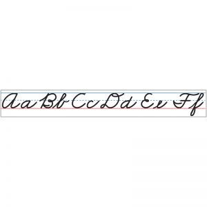 Large Magnetic Cursive Alphabet Line, 10', Pack of 3