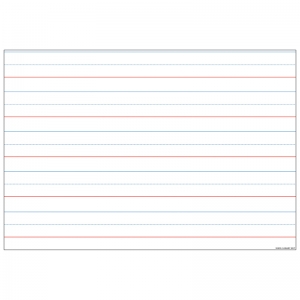 Smart Poly Handwriting Chart, Dry-Erase Surface, 13" x 19"