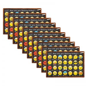 (10 Ea) Smart Emoji How Feel Chart 