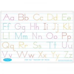 Manuscrpt Writing Learn Mat 2 Sided Write On Wipe Off