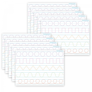 10 Pk Postermat Prewriting Tracing 