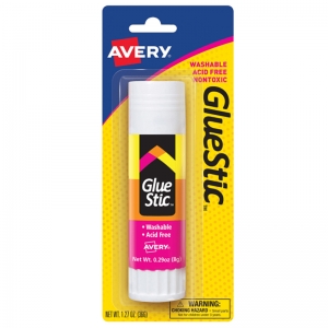 Glue Sticks, Permanent, 1.27 oz., Pack of 12
