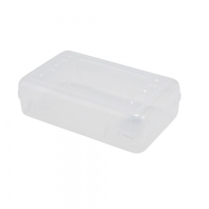 (6 Ea) Pencil Box Clear 