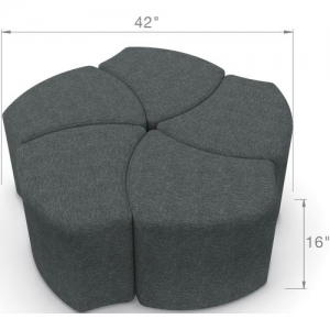 Economy Shapes Modular Upholstered