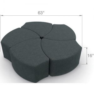 Economy Shapes Modular Upholstered