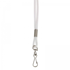 Standard Lanyard Hook Rope Style, White