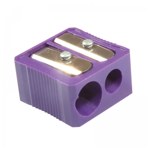 Dual Hole Plastic Pencil Sharpener 