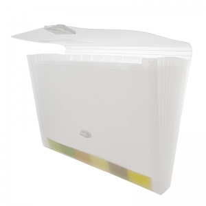 Translucent 13 Pockt Expanding File Letter Size