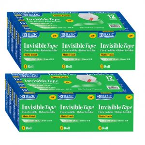 (2 Pk) 12pk Refill Invisible Tape 