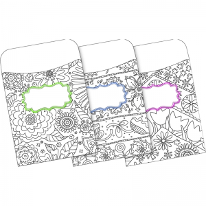 PEEL AND STICK POCKET COLOR ME  IN MY GARDEN MULTIDESIGN SET