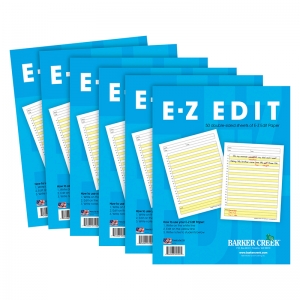 E-Z Edit Paper, 50 Sheets Per Pack, 6 Packs