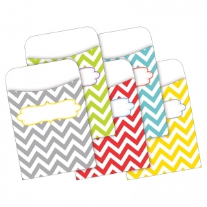 Peel & Stick Pockets, Chevron Beautiful, Pack of 30