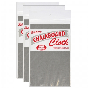 Chalkboard Cloth, 15" x 36", Pack of 3