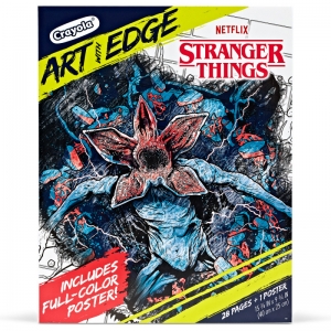 Art with Edge Stranger Things Coloring Book, 28 Coloring Pages