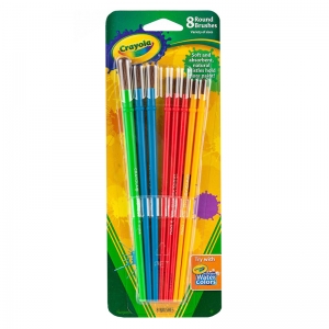 Art & Craft Brush Set 8ct Blister  Pack