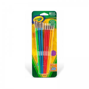 Paint Brushes, 8 Per Pack, 6 Packs