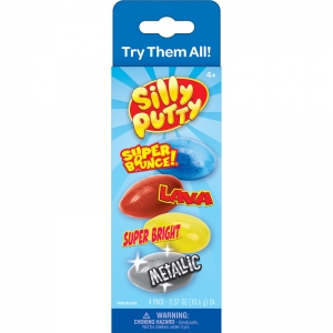 Silly Putty Variety Pack, 4-Pack