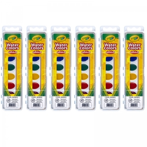 Artista II Watercolor Set, 8 Colors & Brush, Pack of 6