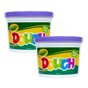Dough, 3lb Resealable Bucket, Purple, Pack of 2