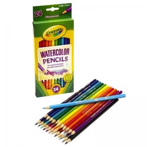 Watercolor Pencils, 24 Count