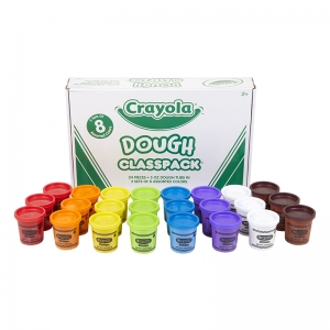 Classpack Dough 24 3oz Tubs Asstd Colors