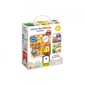 Match the Vehicles Puzzles, 6 Puzzles, Ages 2+