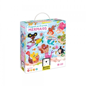 Magical Jumbo Puzzle Mermaids, Ages 4+