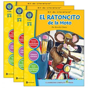 El Ratoncito de la Moto - Literature Kit, Spanish Version, Grades 3-4, Pack of 3