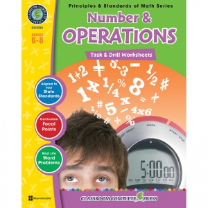 GR 6-8 MATH TASK & DRILL NUMBER &  OPERATIONS