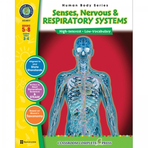 Senses, Nervous & Respiratory Systems Gr. 5-8