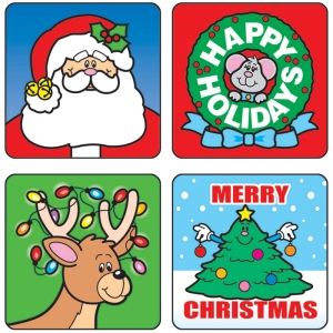 Christmas Motivational Stickers, Pack of 120
